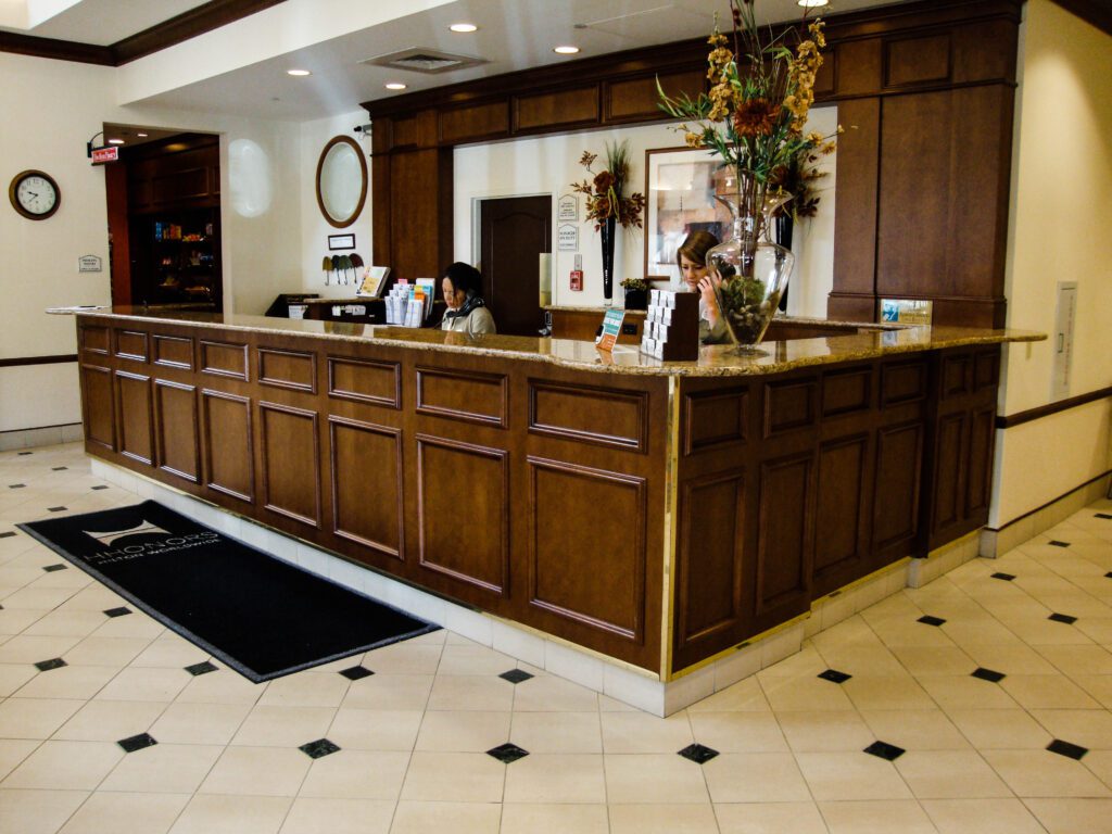 Hilton Garden Inn front desk