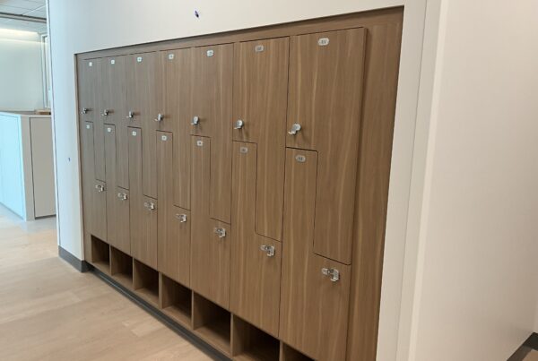 SSM Health - O-Keefe wall with built in lockers
