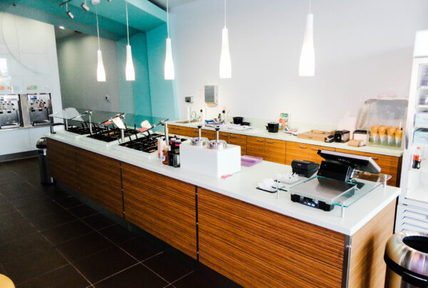 tcby point of sale and topping stations