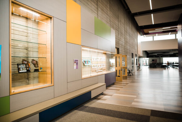 Waunakee Intermediate library entrance