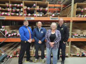 Team members from Thompson Correctional Center and Wisconsin Built