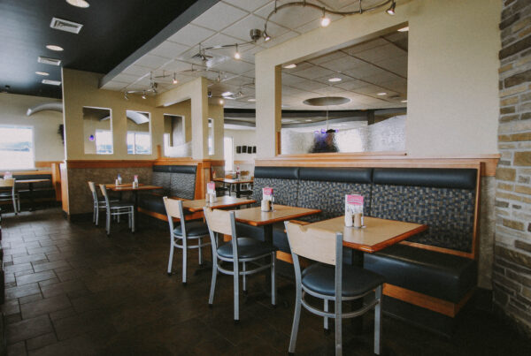 commercial upholstery at Culvers