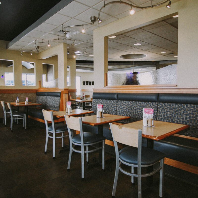 commercial upholstery at Culvers